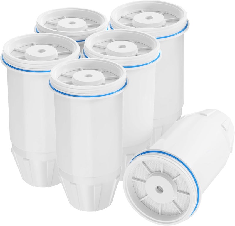 Cobectal Fit for zero Pitcher and Dispenser ZR-001 ZR-004 ZP-006 ZR-017 Water Filter, Multi-Stage Filter System, Reduce Lead, Chromium, and PFOA/PFOS, Pack of 6,by - Image 1